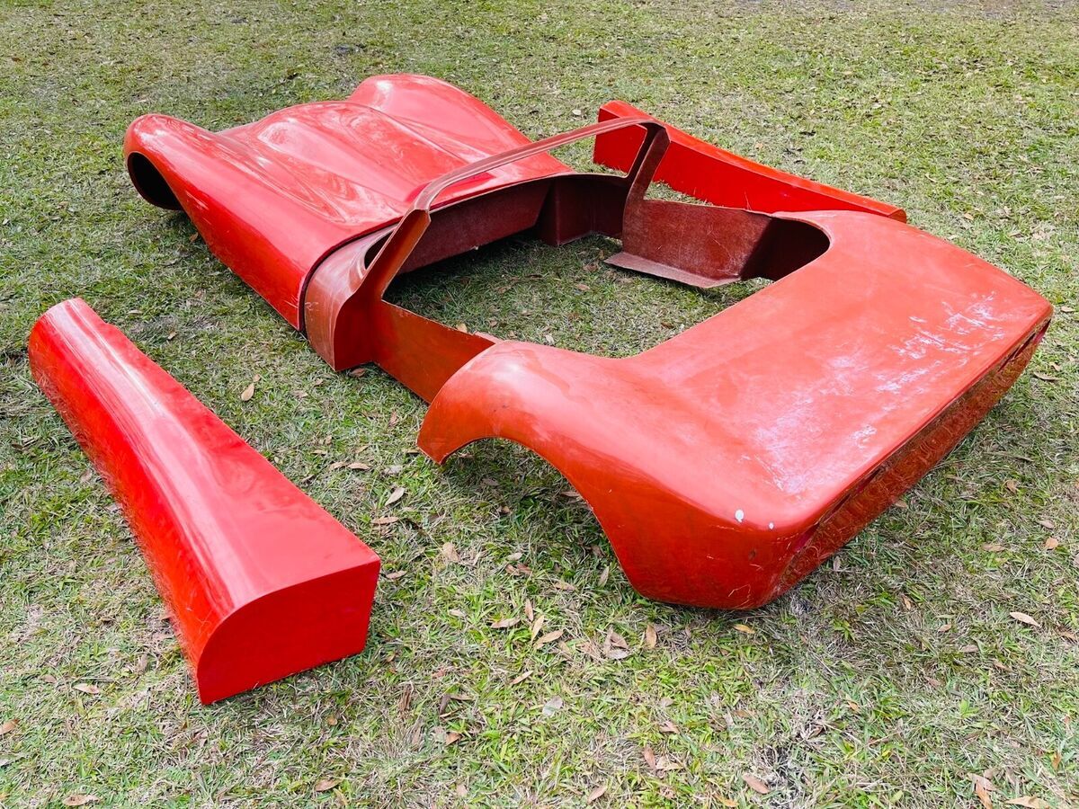 1955 mga mg devin dino body roadster barn garage find cave wall no reserve