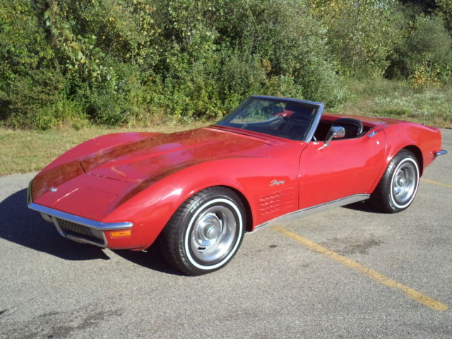 1970 chevrolet corvette convertible 350 automatic with factory air conditioning