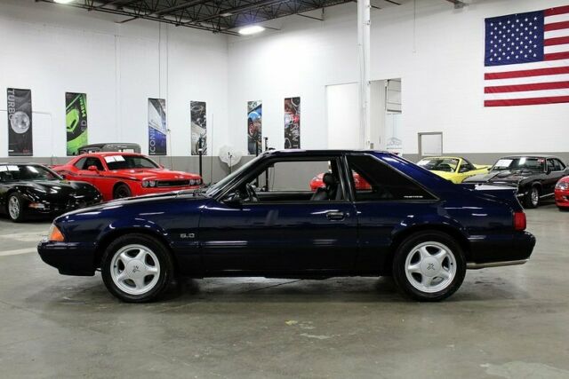 1993 ford mustang 13040 miles blue coupe 5.0l 302 v8 manual