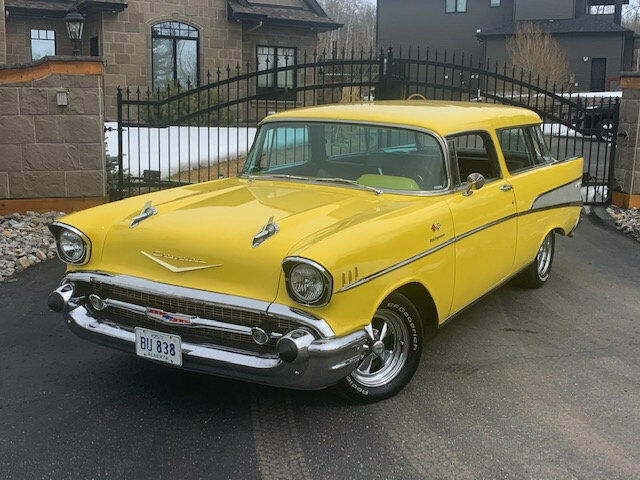 no reserve 1957 chevrolet nomad 6.2l ls3 steel body pro touring restomod 485hp