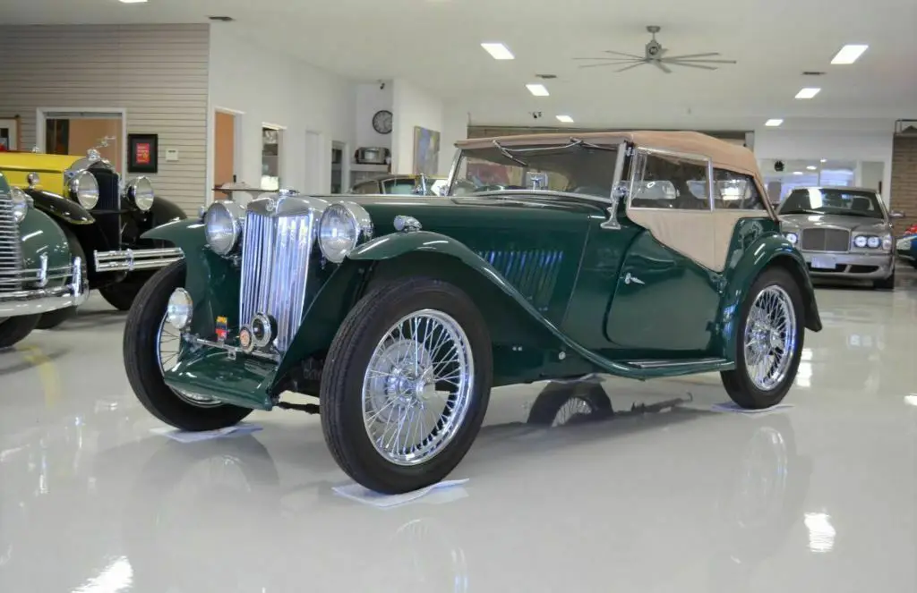 1947 mg tc 0 green roadster manual