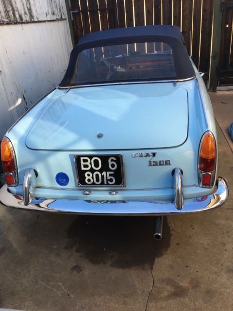 1961 fiat 1500 osca pinninfarina convertible