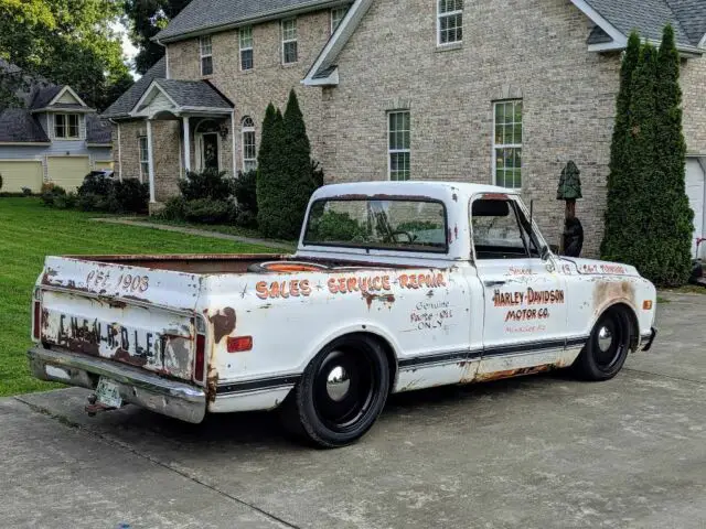 c10 harley shop truck on airride