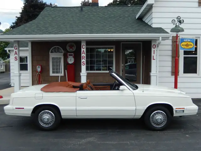 1982 82 chrysler lebaron mark cross edition convertible automatic 2-door