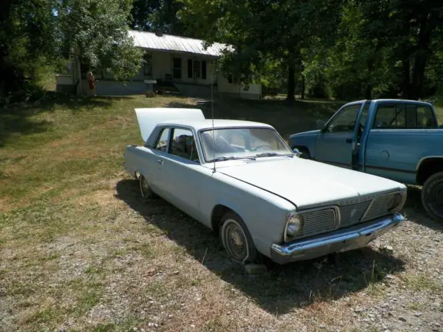 1966 plymouth valiant 2-door post car project