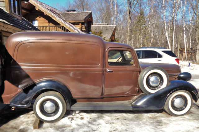 rare classic mopar / 2-owner survivor! 1937 dodge humpback panel van delivery