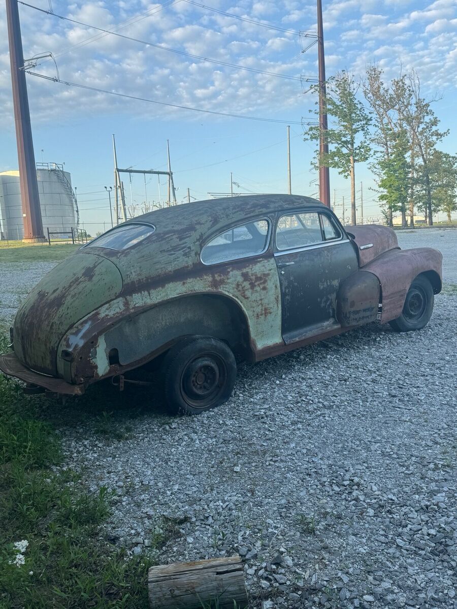 1948 chevrolet fleetline green