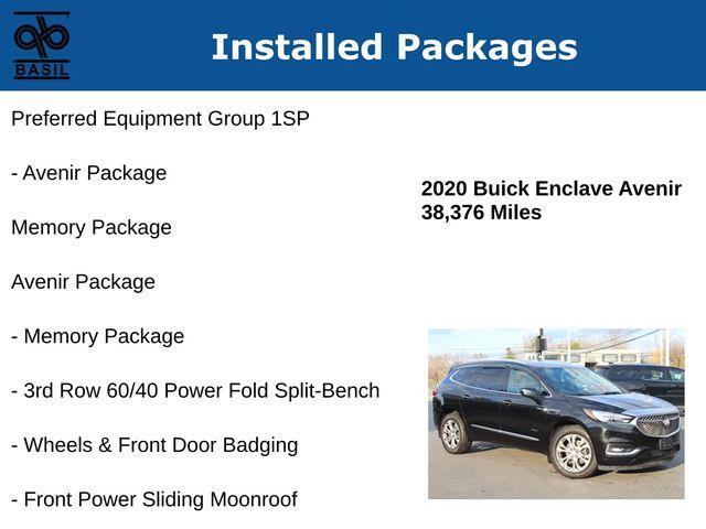 2020 buick enclave avenir