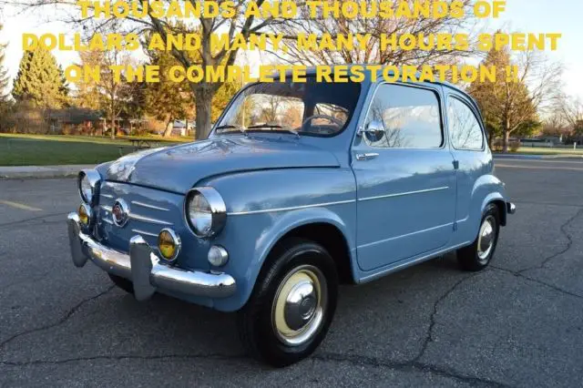 absolutly gorgeous 1959 fiat 600 coupe
