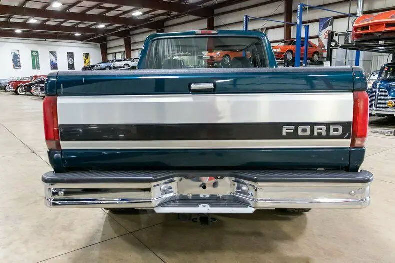1994 ford f150 xlt 4x4 130212 miles dark turquoise metallic pickup truck 5.8l v8