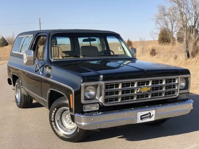 1978 chevrolet blazer 57997 miles black suv 350 v8 3 speed automatic
