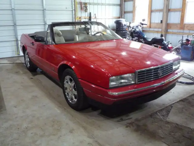 red with black convertible top