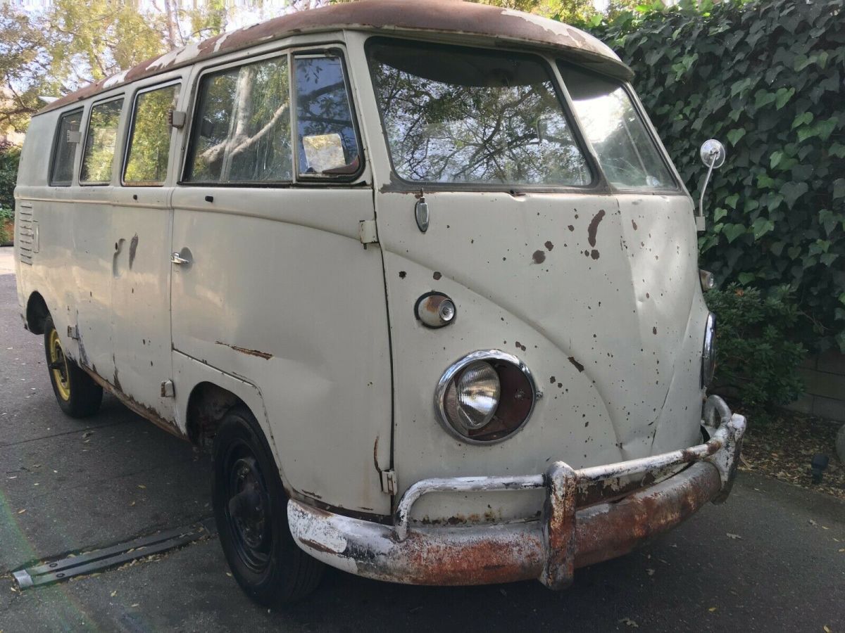 1961 volkswagen split window van bus kombi made in germany - original