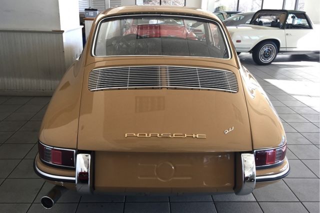 1966 porsche 911 sunroof coupe 5777 miles sand beige / 6607 sunroof coupe 6 cyl