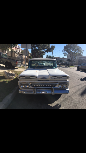 1961 chevrolet c10 deluxe apache cali desert blackplate original