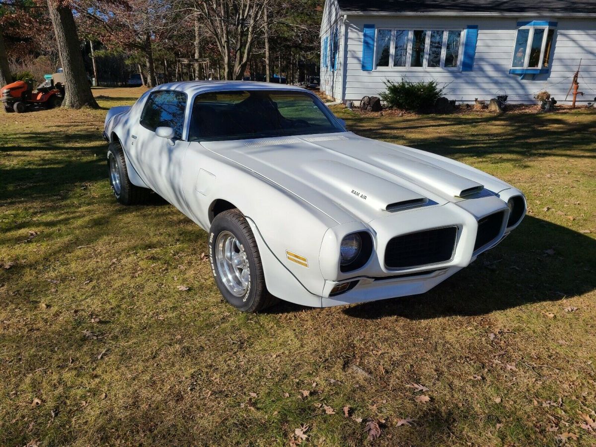 1973 pontiac firebird coupe white rwd manual formula
