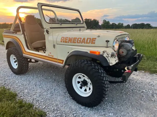 1986 jeep cj suv brown 4wd manual renegade