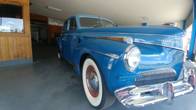 1941 studebaker presidential deluxe-tone l-cruiser sedan 8 cylinder