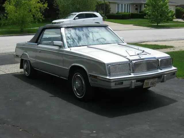 1985 chrysler lebaron convertible mark cross