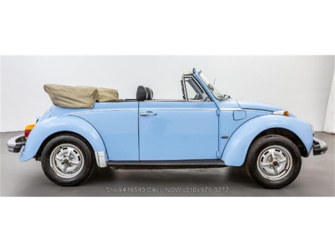 1979 volkswagen super beetle in beverly hills, california