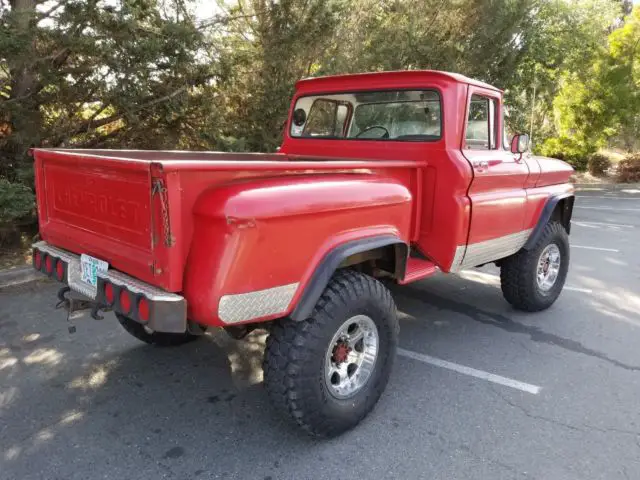 1963 chevrolet chevy k2504 short bed 4x4 pto 3/4 ton w/ us navy build tag