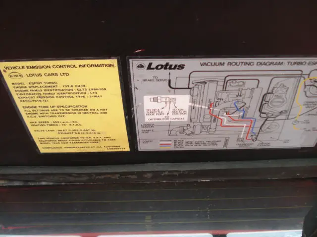 1986 lotus esprit turbo hci - rare