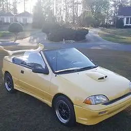 custom, one of a kind, 1991 convertible geo metro