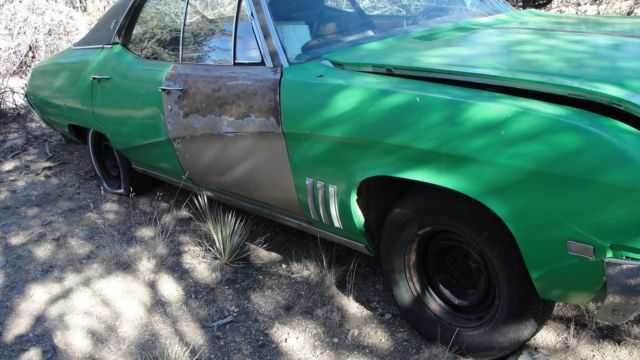 1969 buick skylark 4 door fixer upper "the green monster" 116,000 miles tow away