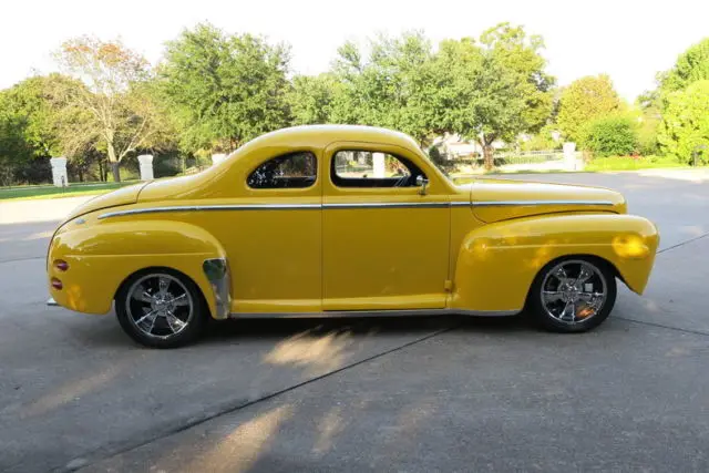 1948 ford business coupe, chopped top, zz4 crate motor, a/c, disc brakes, p/s