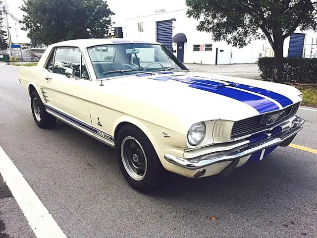 awesome 1966 ford mustang "c" code, shelby gt350 package, manual, no reserve!