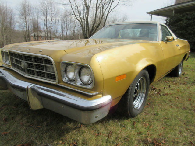 1973 ford ranchero 500 gt n code 429 325 track lock tow package tach ac disc fm