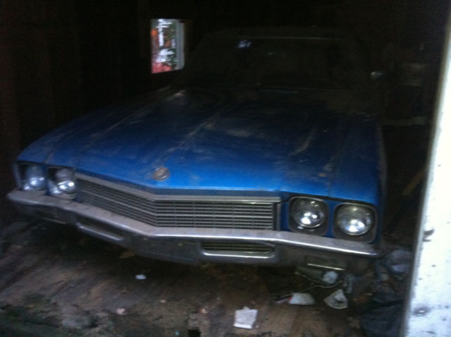 rare 1972 buick skylark custom "hardtop" 4dr