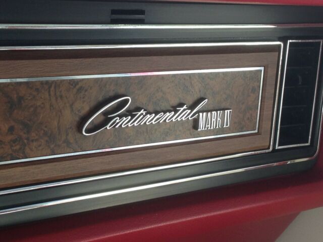 1976 lincoln mark iv lipstick edition red with white