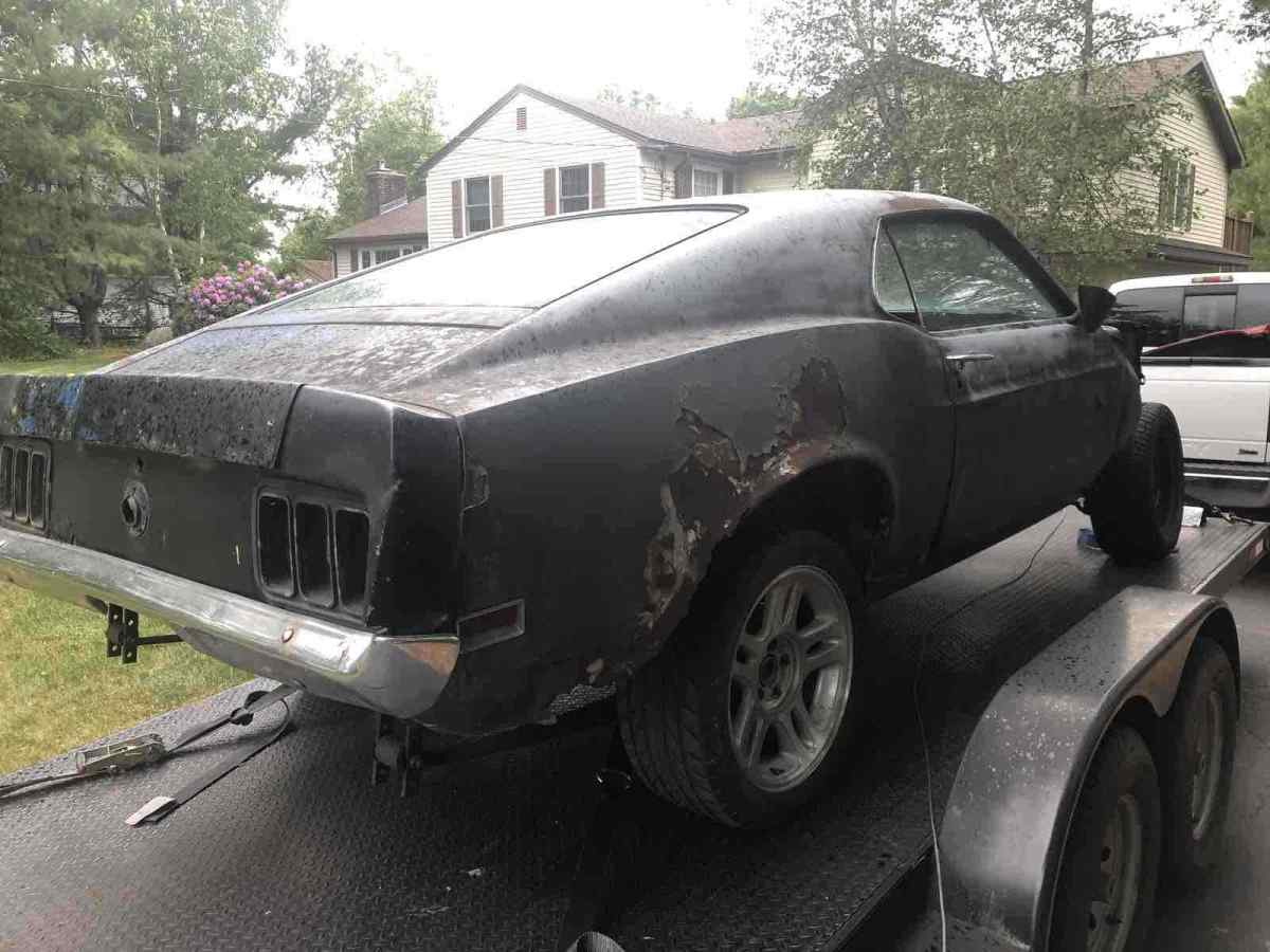1970 ford mustang fastback restoration project - rare gulfstream aqua
