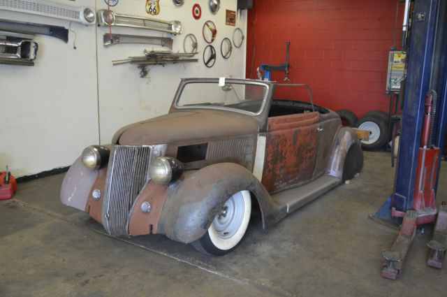 bagged convertible hot rod custom old henry steel rat ragtop drop top street vtg