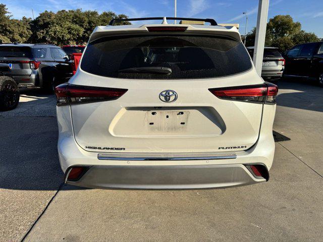 2020 toyota highlander platinum