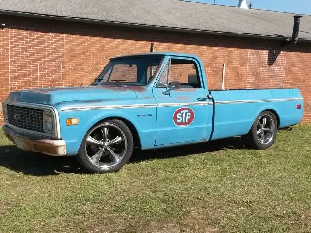 1972 c10 long bed truck tuned port efi rat rod daily driver
