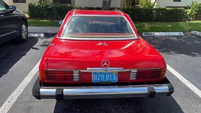 1986 mercedes-benz 560 series, red with 60000 miles available now!