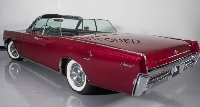 1967 lincoln continental clean convertible suicide car-see video
