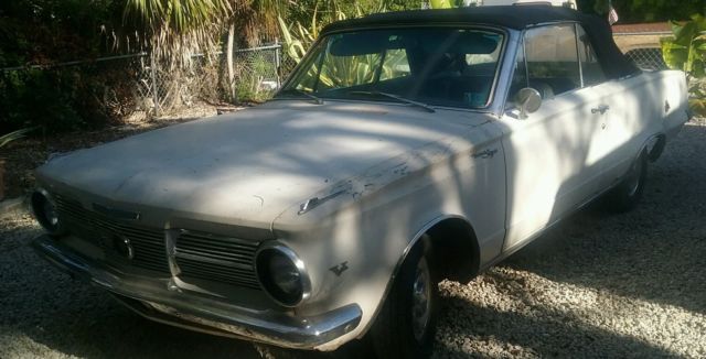 super-rare v-8! 1965 plymouth valiant convertible