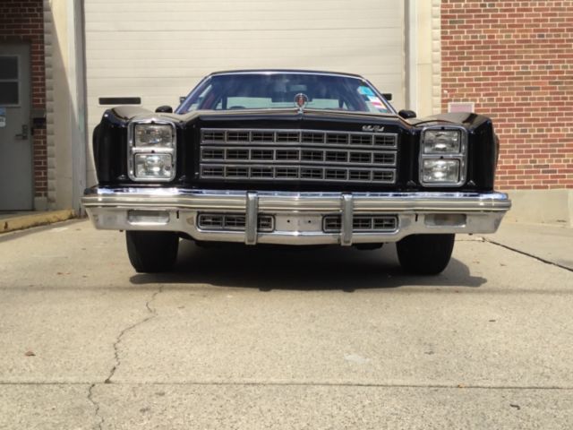 1977 chevrolet monte carlo landau 19k miles black red interior