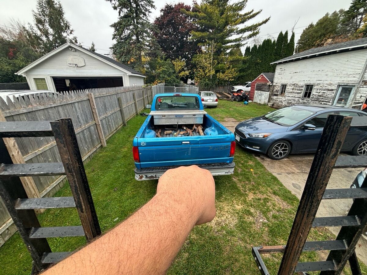 1994 ford f-150 pickup blue rwd manual