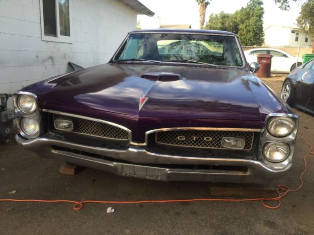 1967 pontiac gto base 6.6l matching numbers car all original!!!