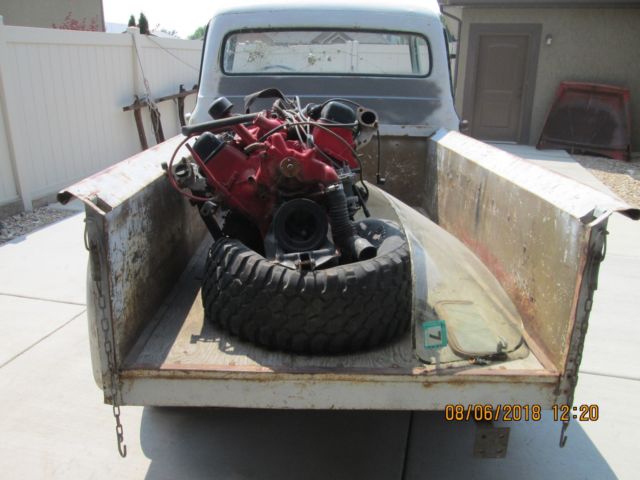 1956 ford f100 short bed custom cab pickup