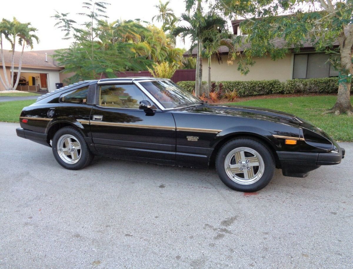 1982 280zx turbo - blk. / gold - 68k mi. - 100% orig. / mint cond. & garaged new