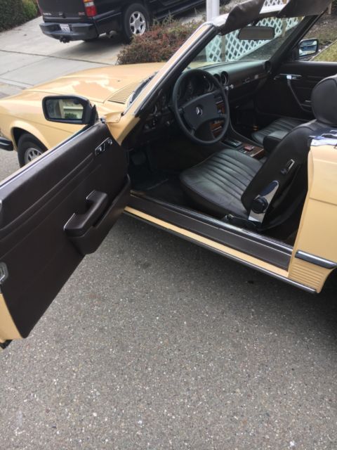 1980 mercedes-benz 450 sl both tops ca car v8