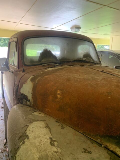 1954 gmc truck orange rwd automatic