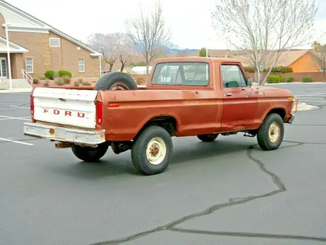 vintage 4wd f250 pickup one family owned all stock daily driver air cond v8 auto