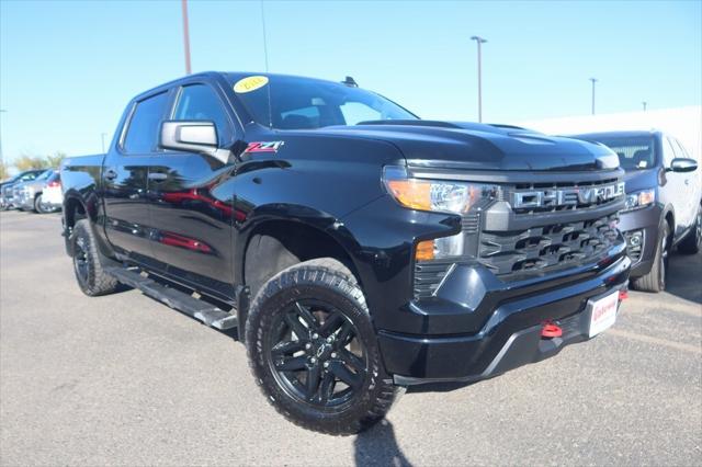 2022 chevrolet silverado 1500 4wd crew cab short bed custom trail boss