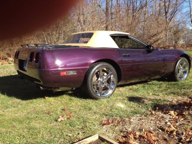 black rose chevrolet corvette chevy convertible drop top